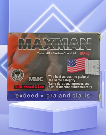 MaxMan USA Tadalafil Oral Jel 100 mg