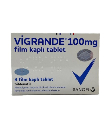 Vigrande 100 mg Sildenafil 4 Tablet